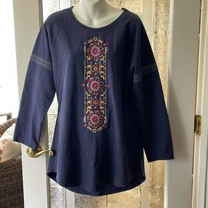 Ruff Hewn Beaded Tunic Top